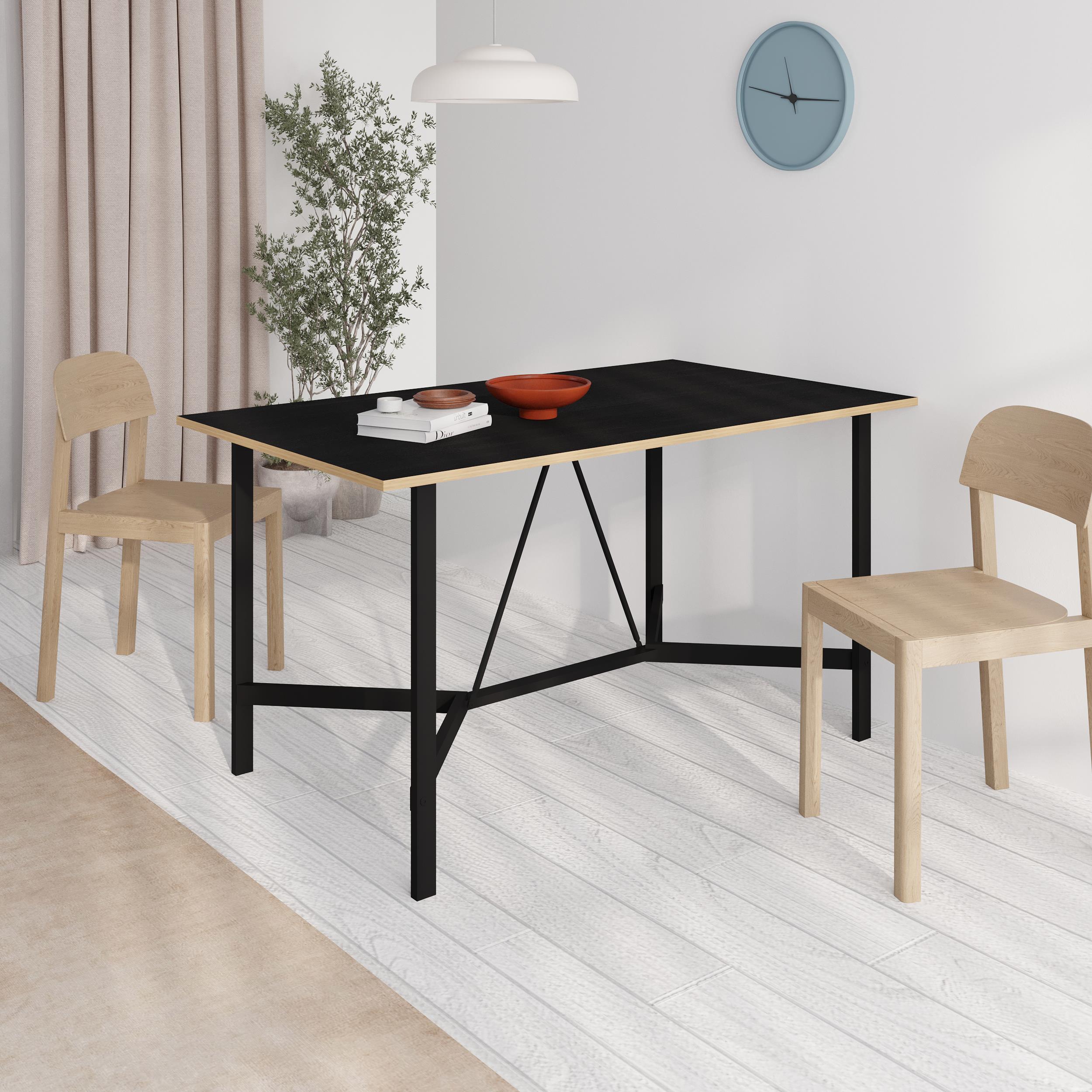 Table à manger Dalma 140 cm – Chêne Saphir