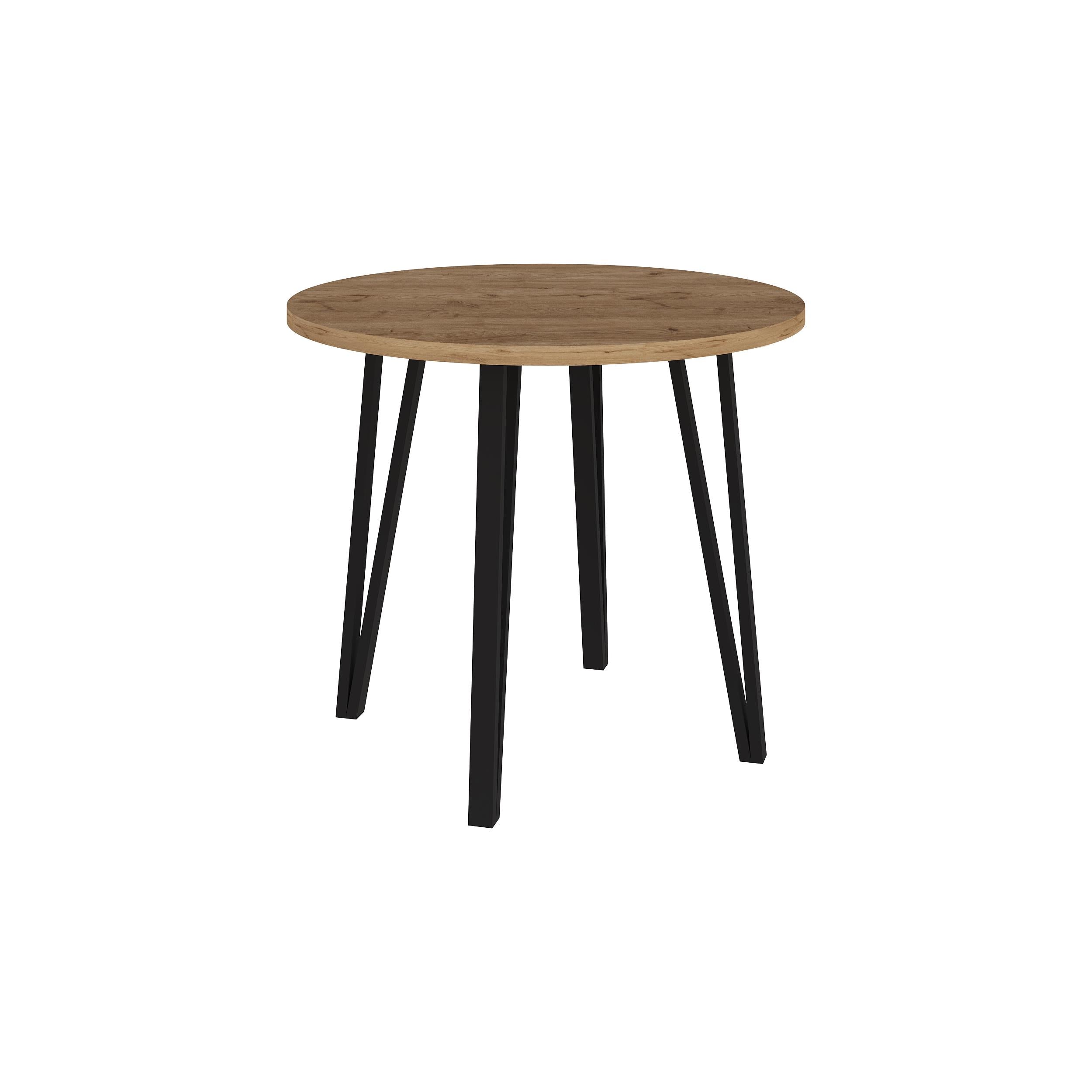 Table à manger ronde Xana moderne – 4 places