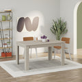 Table de salle à manger moderne extensible Tolmen – Grès - 140/190 cm