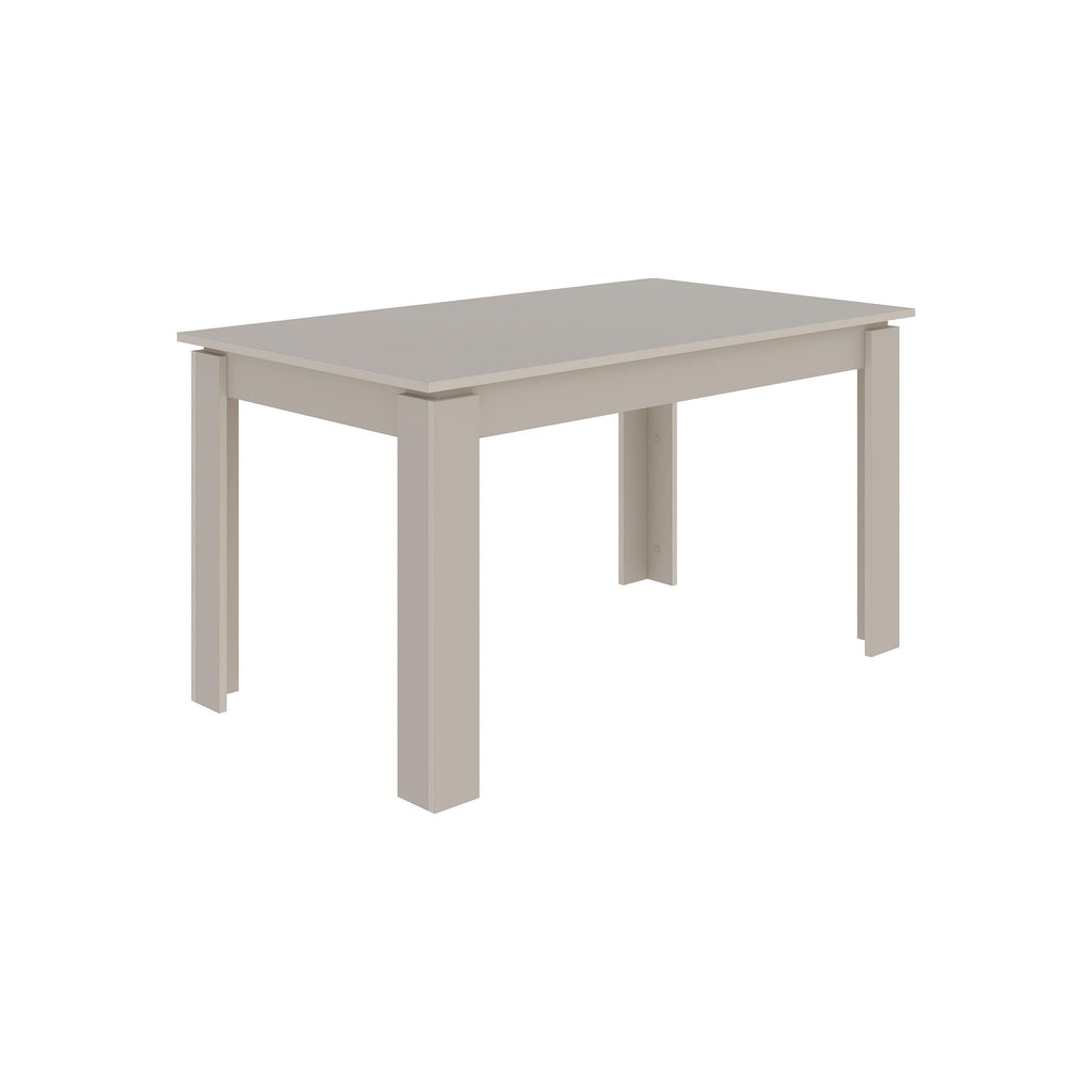 Table de salle à manger moderne extensible Tolmen – Grès - 140/190 cm