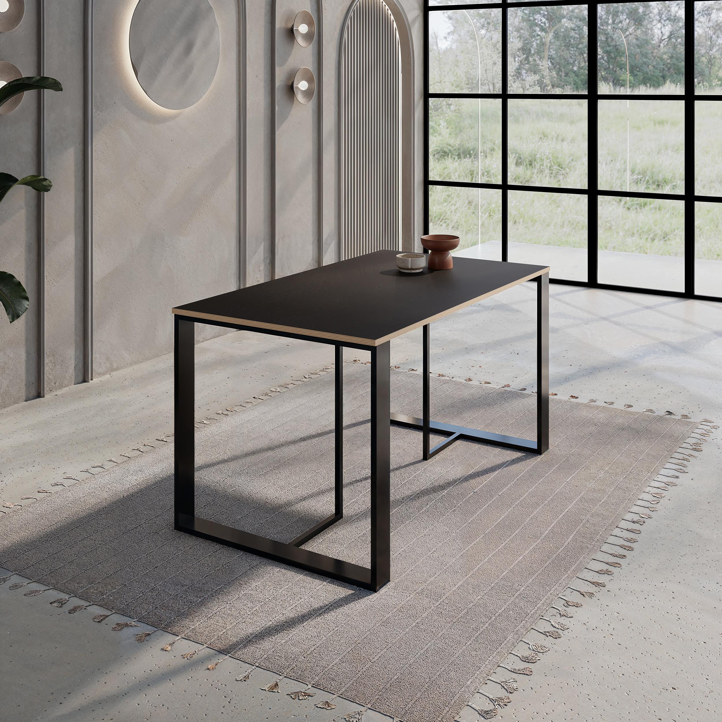 Table à manger Lenora – 140x80 cm – Table à manger moderne
