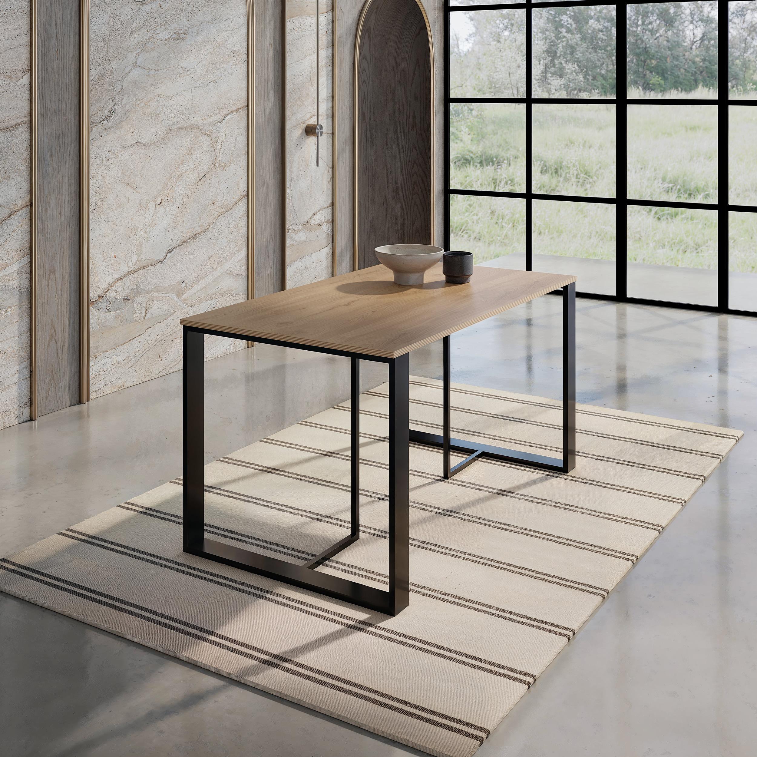 Table à manger Lenora – 140x80 cm – Table à manger moderne