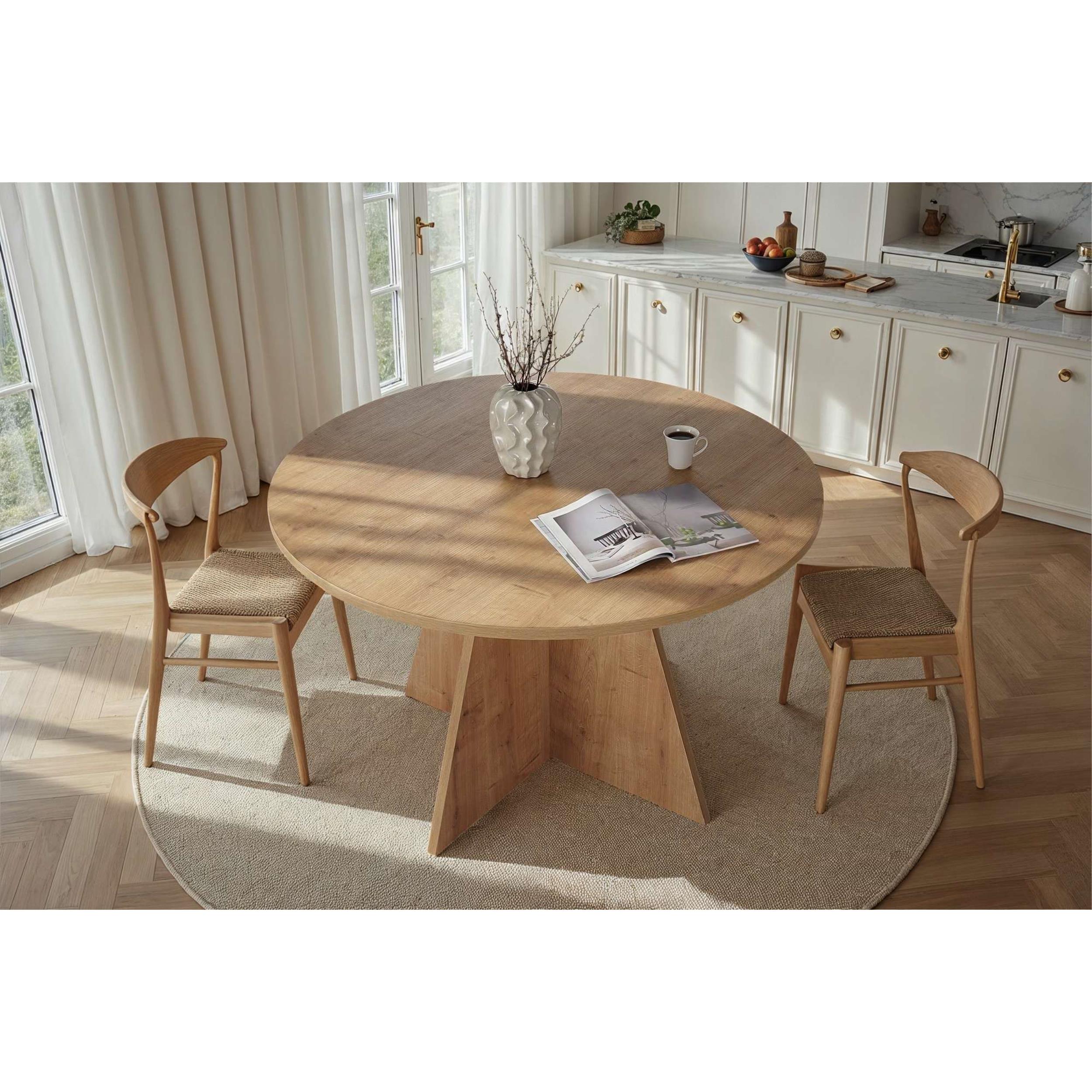 Table à manger ronde Virella 120 cm