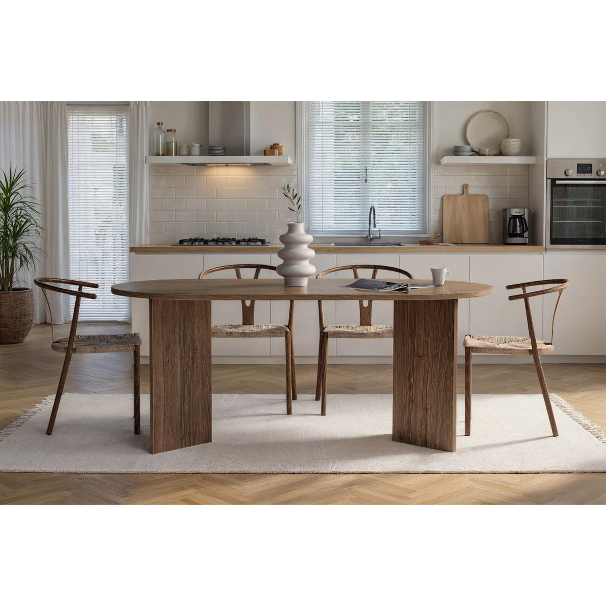 Decortieliving - Sablin Dining Table 6 seater 180x90cm