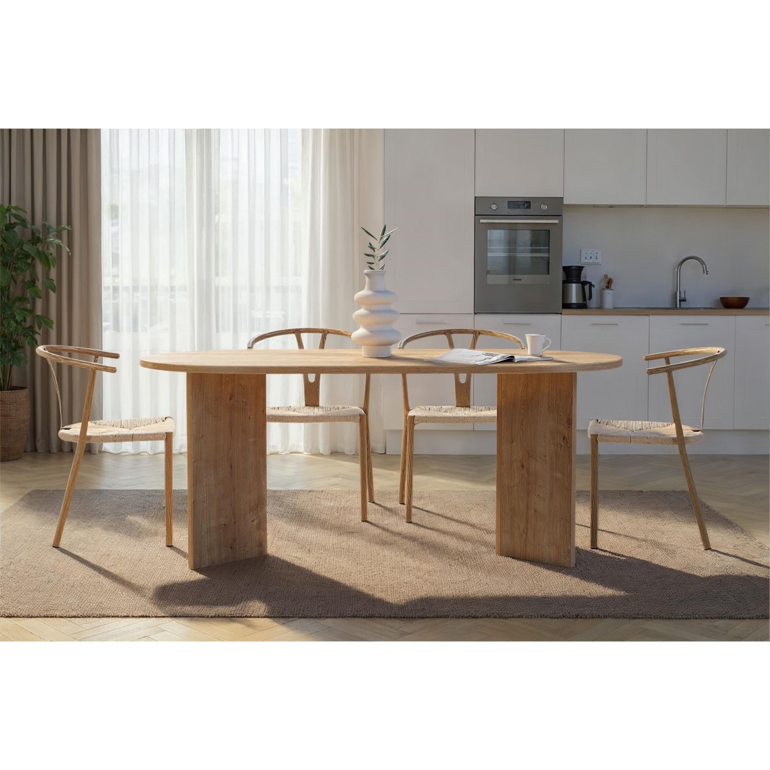 Decortieliving - Sablin Dining Table 6 seater 180x90cm