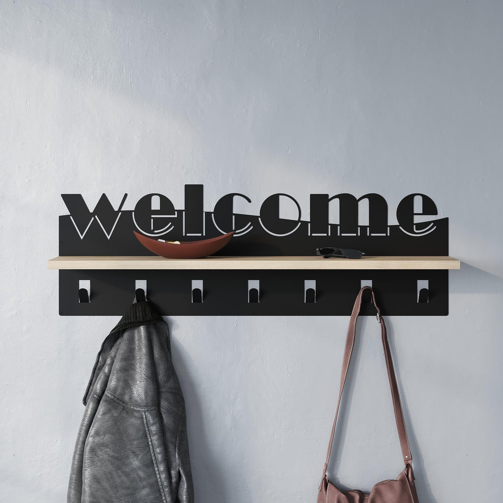 Decortieliving - Welcome Hallway Coat Hanger Rack