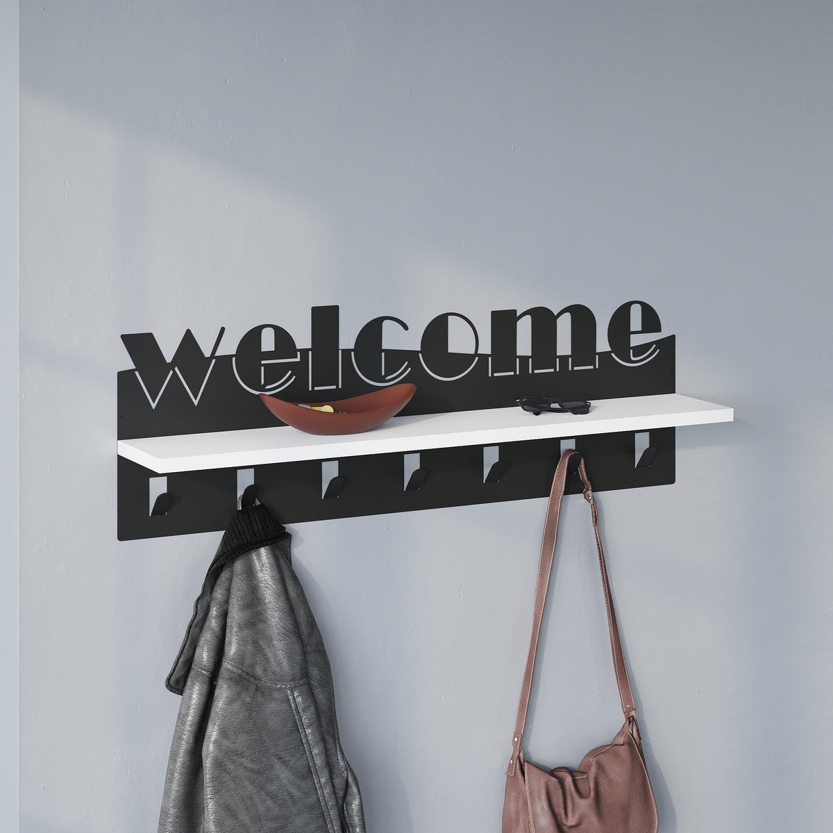 Decortieliving - Welcome Hallway Coat Hanger Rack