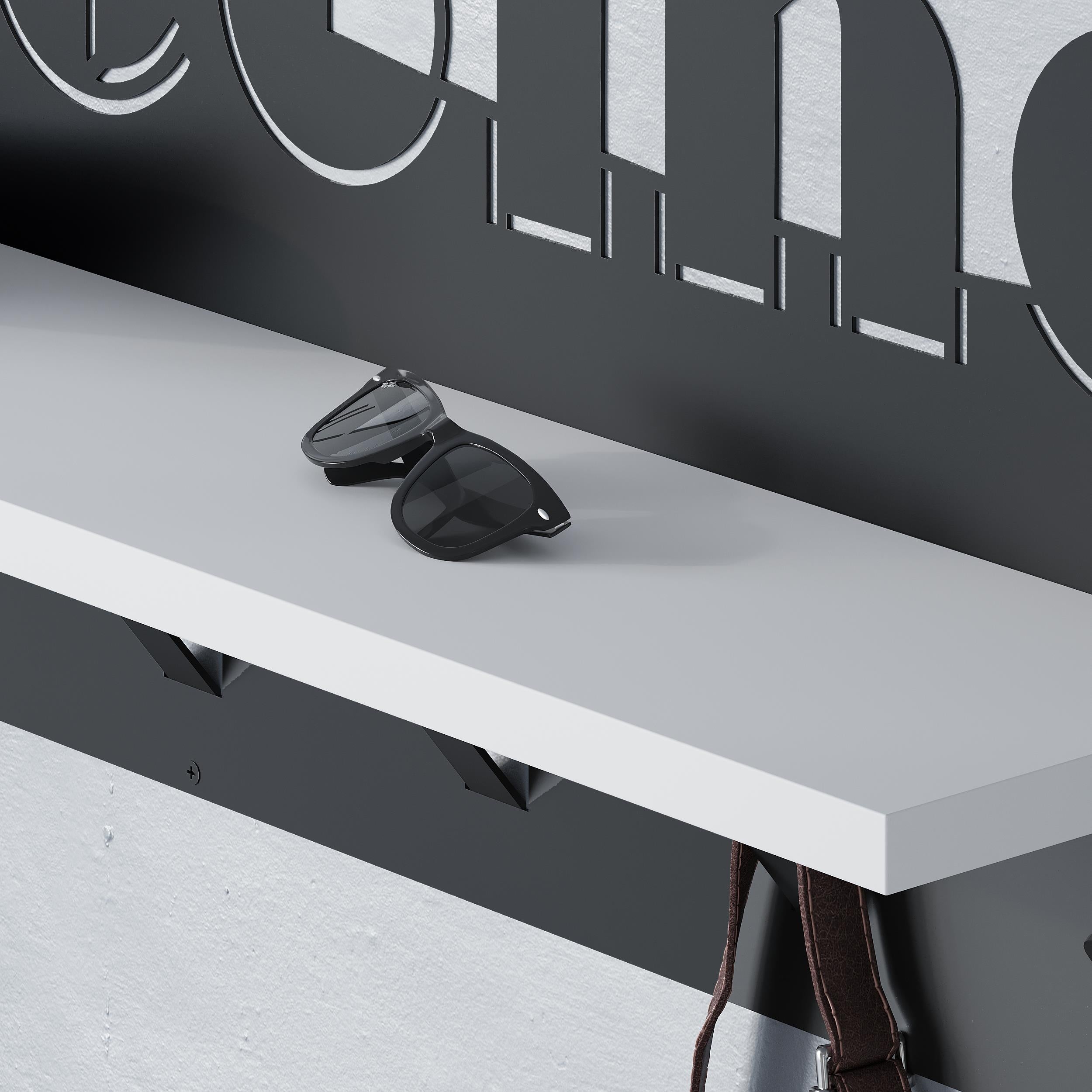 Decortieliving - Welcome Hallway Coat Hanger Rack