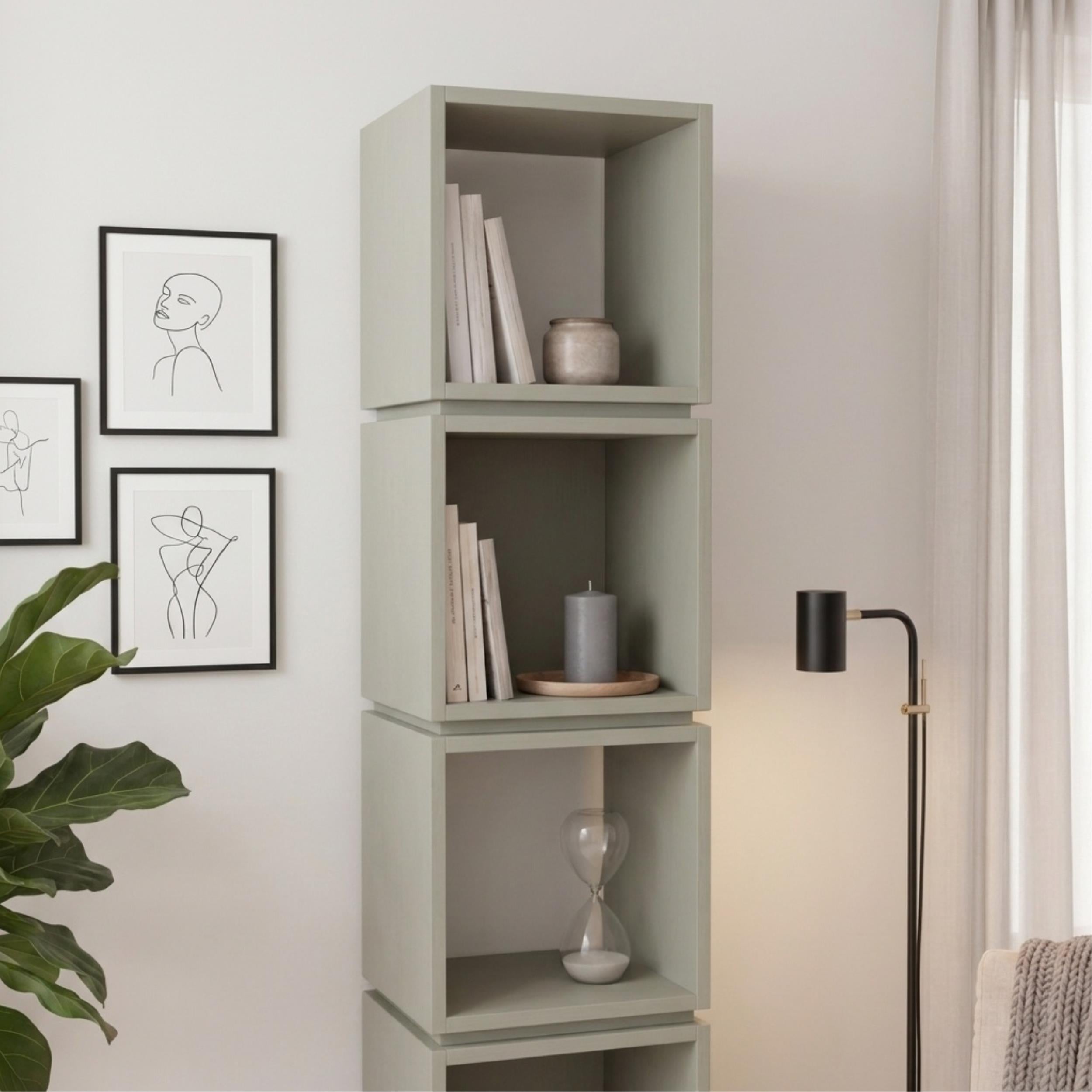 Decortieliving - Multi Modern Bookcase Display Unit Tall 167cm