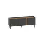 Decortieliving - Norm TV Unit 3 Doors Natural Oak-Sandstone 140 cm