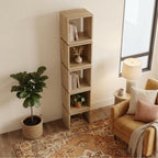 Decortieliving - Multi Modern Bookcase Display Unit Tall 167cm