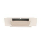Decortieliving - Victor TV Unit Sandstone-Sonoma Oak-White 150 x 37 x 45.5 cm