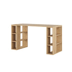 Decortieliving - Colmar Modern Desk With Bookshelf Legs Width 140cm