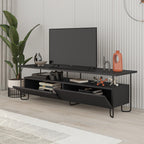 Decortieliving - Cornea Modern Tv Unit With Storage Cabinet 150cm