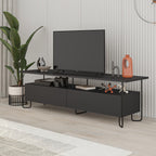 Decortieliving - Cornea Modern Tv Unit With Storage Cabinet 150cm