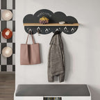 Decortieliving - Cloudy Modern Wall Mounted Hanger Unit With Shelf