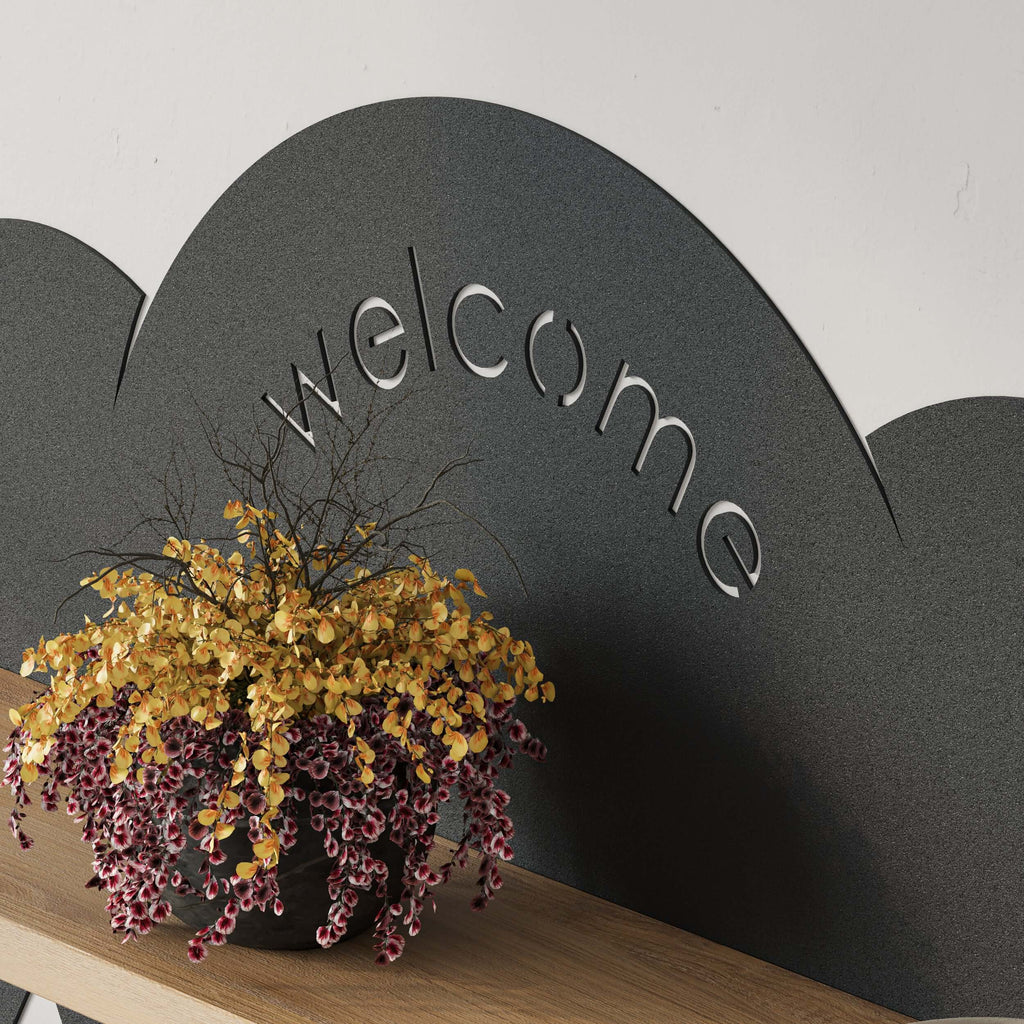 Decortieliving - Cloudy Modern Wall Mounted Hanger Unit With Shelf