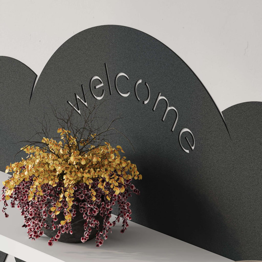 Decortieliving - Cloudy Modern Wall Mounted Hanger Unit With Shelf