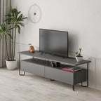 Decortieliving - Cornea Modern Tv Unit With Storage Cabinet 150cm