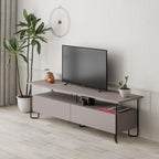 Decortieliving - Cornea Modern Tv Unit With Storage Cabinet 150cm