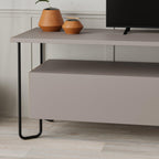 Decortieliving - Cornea Modern Tv Unit With Storage Cabinet 150cm