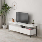 Decortieliving - Cornea Modern Tv Unit With Storage Cabinet 150cm