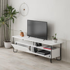 Decortieliving - Cornea Modern Tv Unit With Storage Cabinet 150cm
