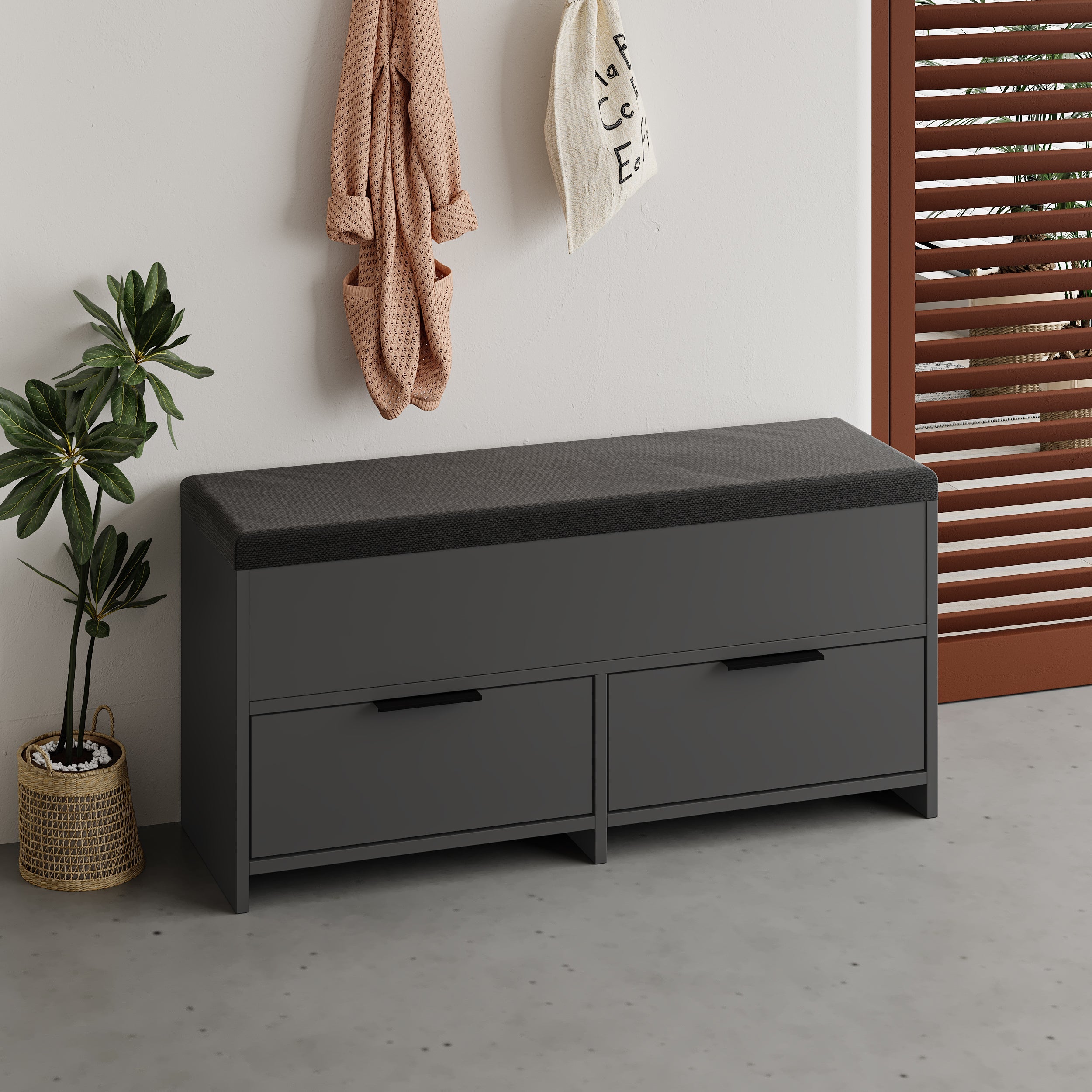 Decortieliving - Cove Modern Shoe Storage Bench