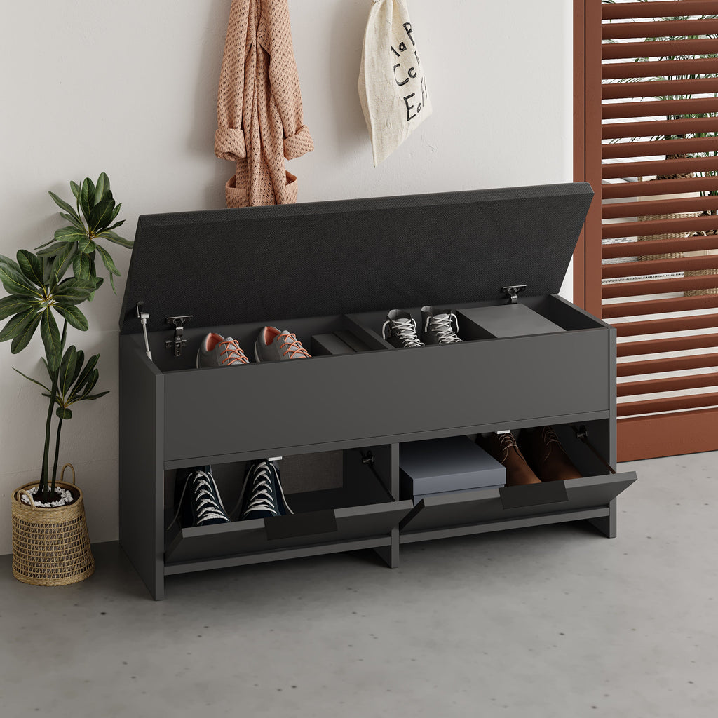 Decortieliving - Cove Modern Shoe Storage Bench