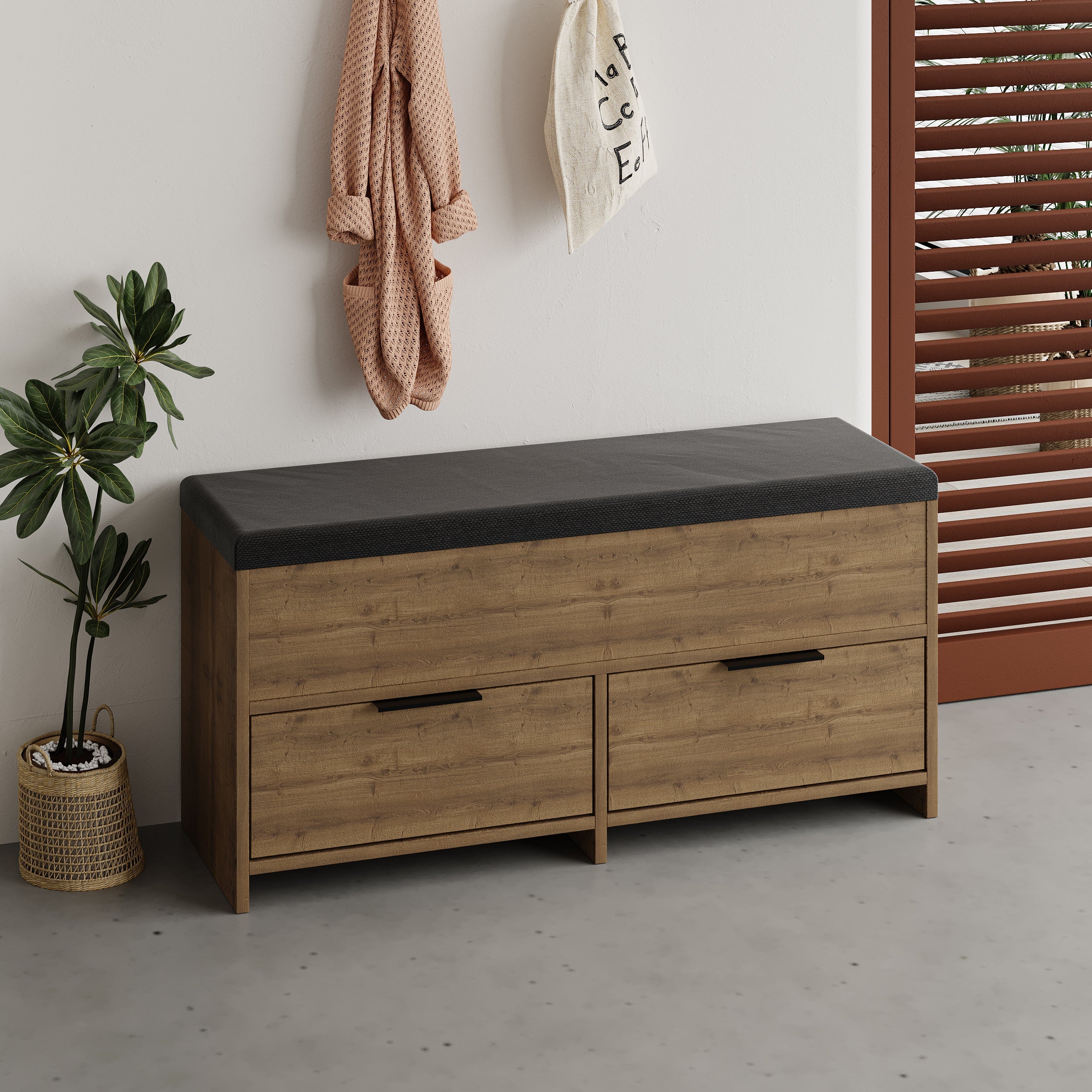 Decortieliving - Cove Modern Shoe Storage Bench