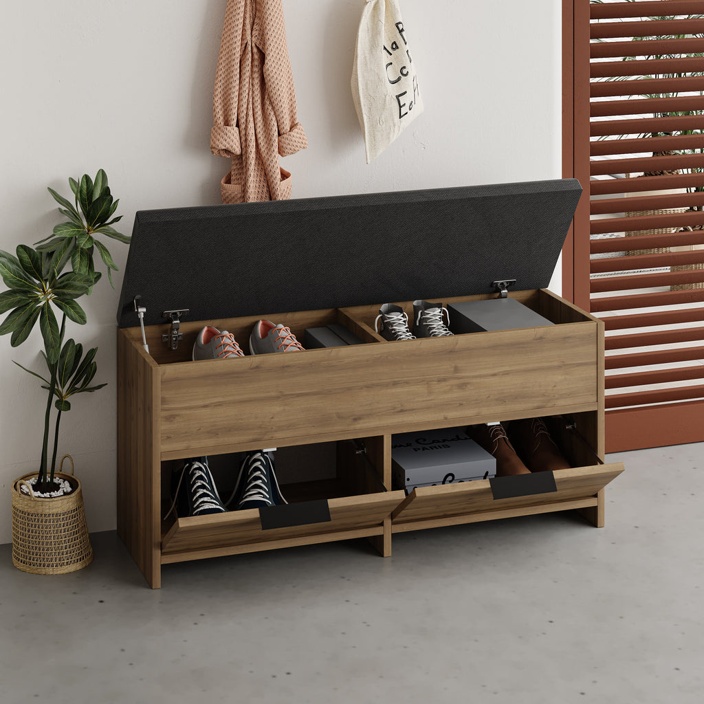 Decortieliving - Cove Modern Shoe Storage Bench