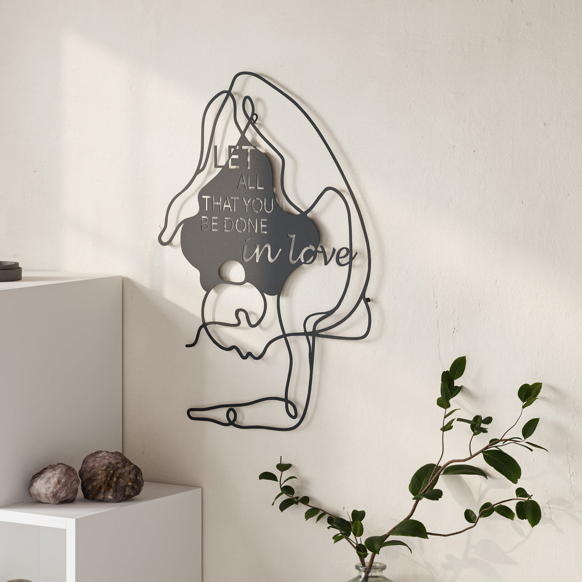 Decortieliving - Do in love Modern Metal Wall Art Home Decorative Ornament