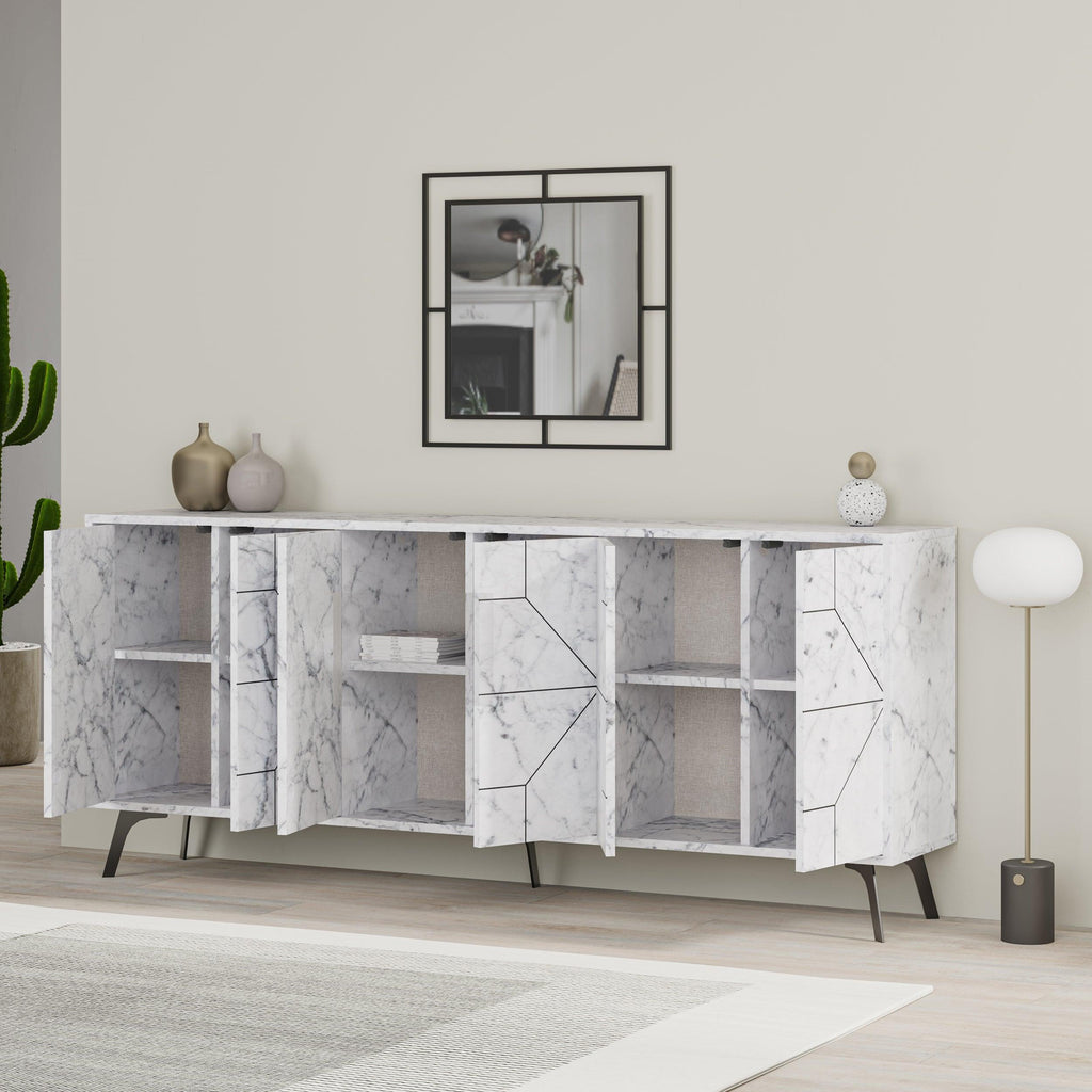 Decortieliving - Dune Console Sideboard Display Unit 183cm
