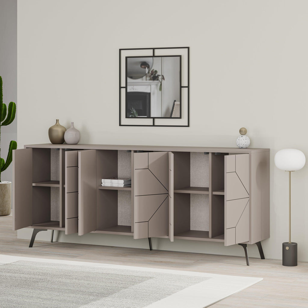 Decortieliving - Dune Console Sideboard Display Unit 183cm