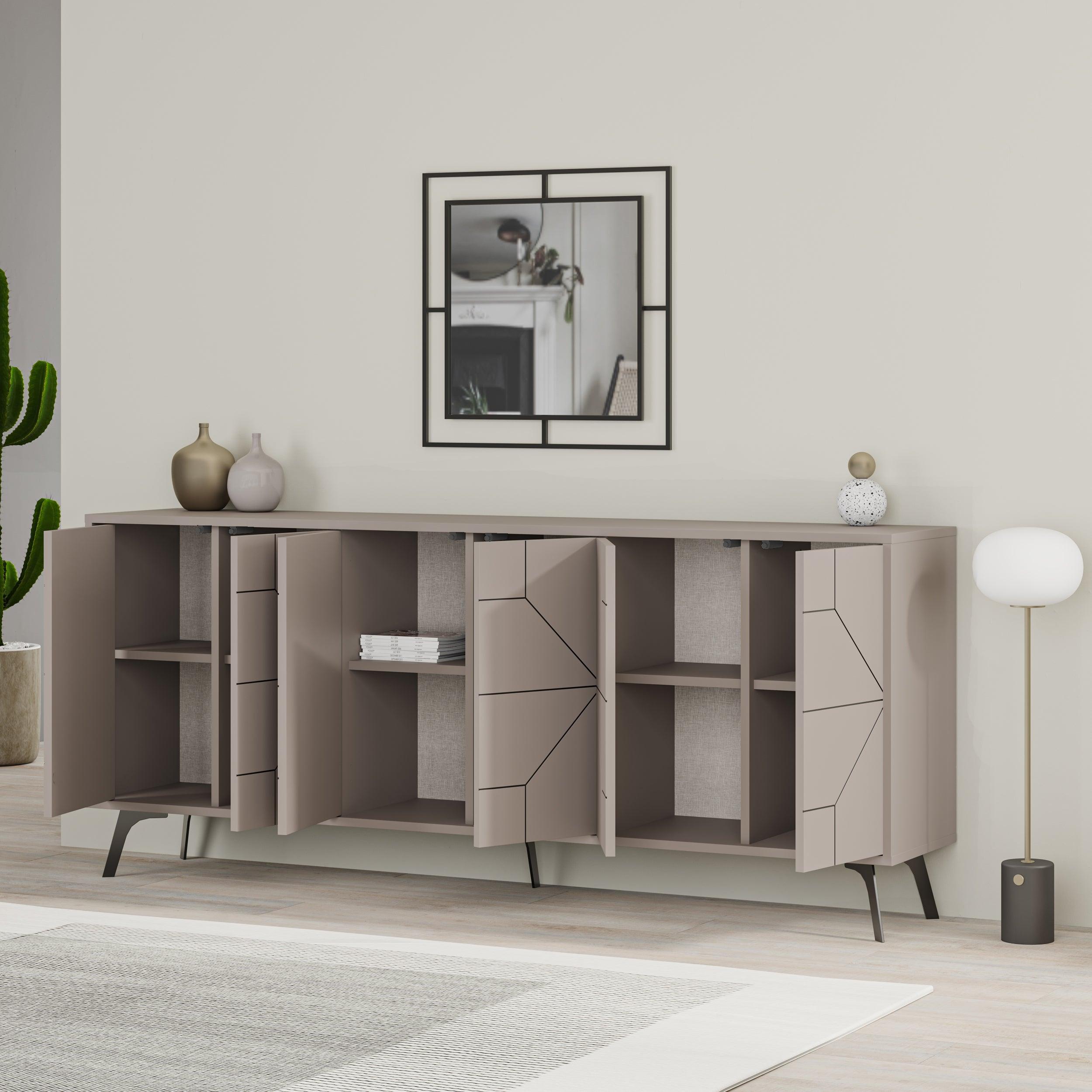Decortieliving - Dune Console Sideboard Display Unit 183cm