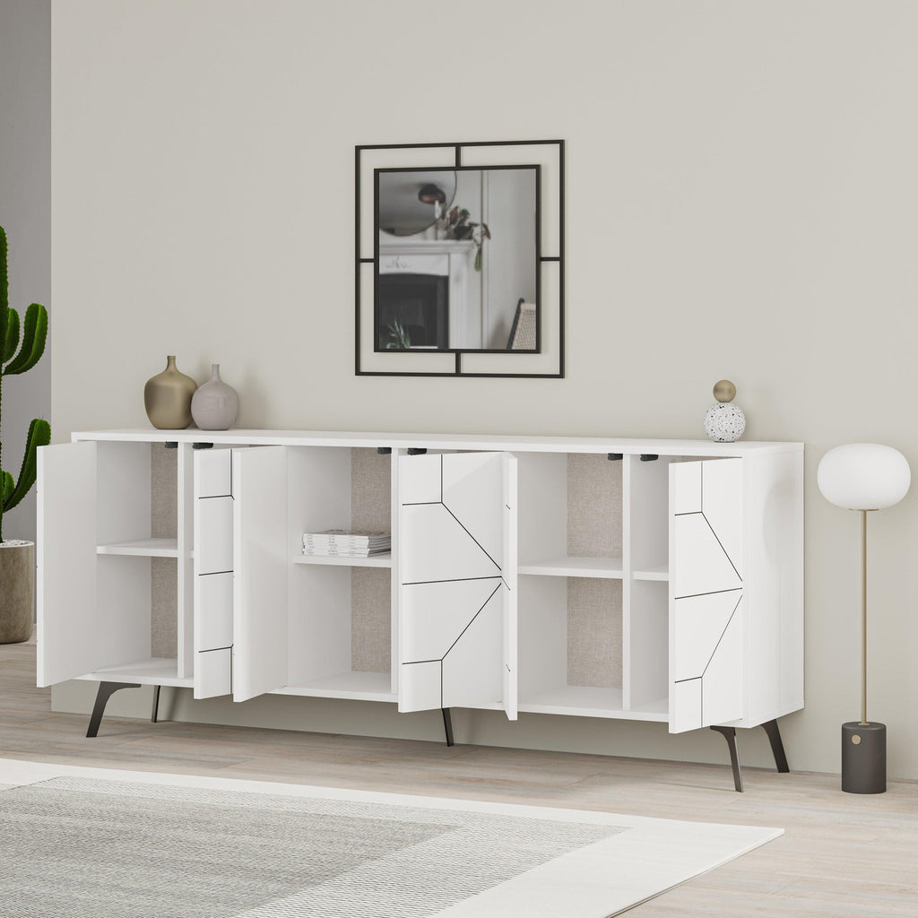 Decortieliving - Dune Console Sideboard Display Unit 183cm