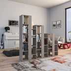 Decortieliving - Lift Separator Modern Bookcase Display Unit Room Separator Tall 151cm