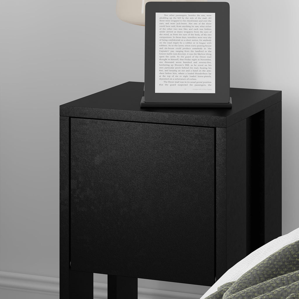 Decortieliving - Ema Modern Bedside Table Bedroom Furniture 30cm Width