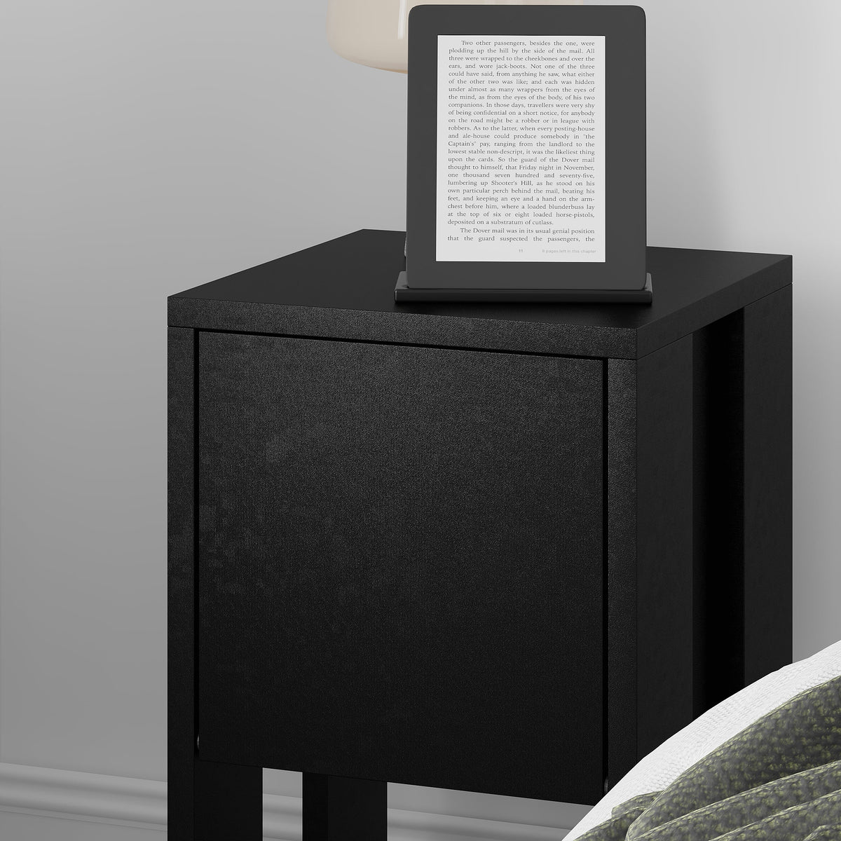Decortieliving - Ema Modern Bedside Table Bedroom Furniture 30cm Width