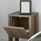 Decortieliving - Ema Modern Bedside Table Bedroom Furniture 30cm Width