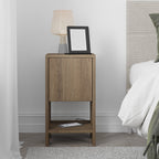 Decortieliving - Ema Modern Bedside Table Bedroom Furniture 30cm Width