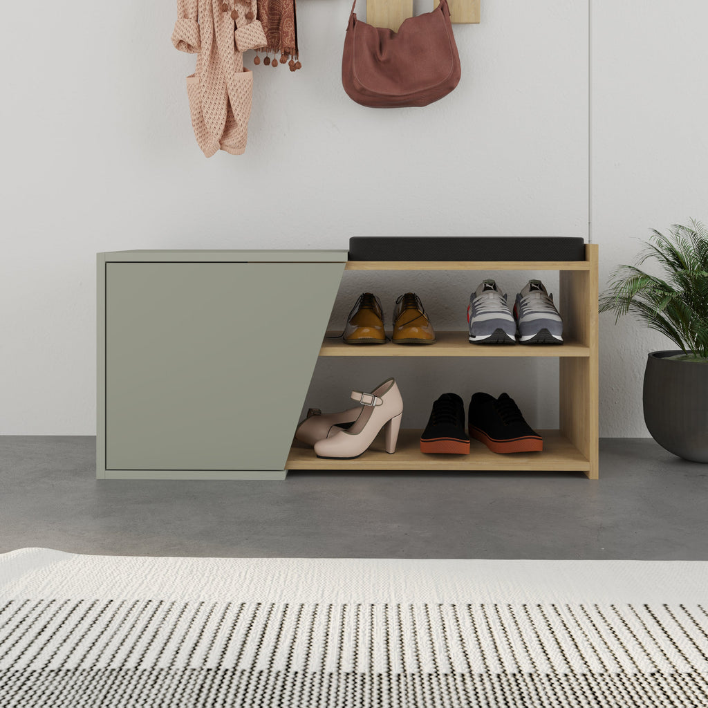Decortieliving - Fiona Shoe Storage With Bench Width 104 cm