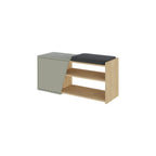 Decortieliving - Fiona Shoe Storage With Bench Width 104 cm