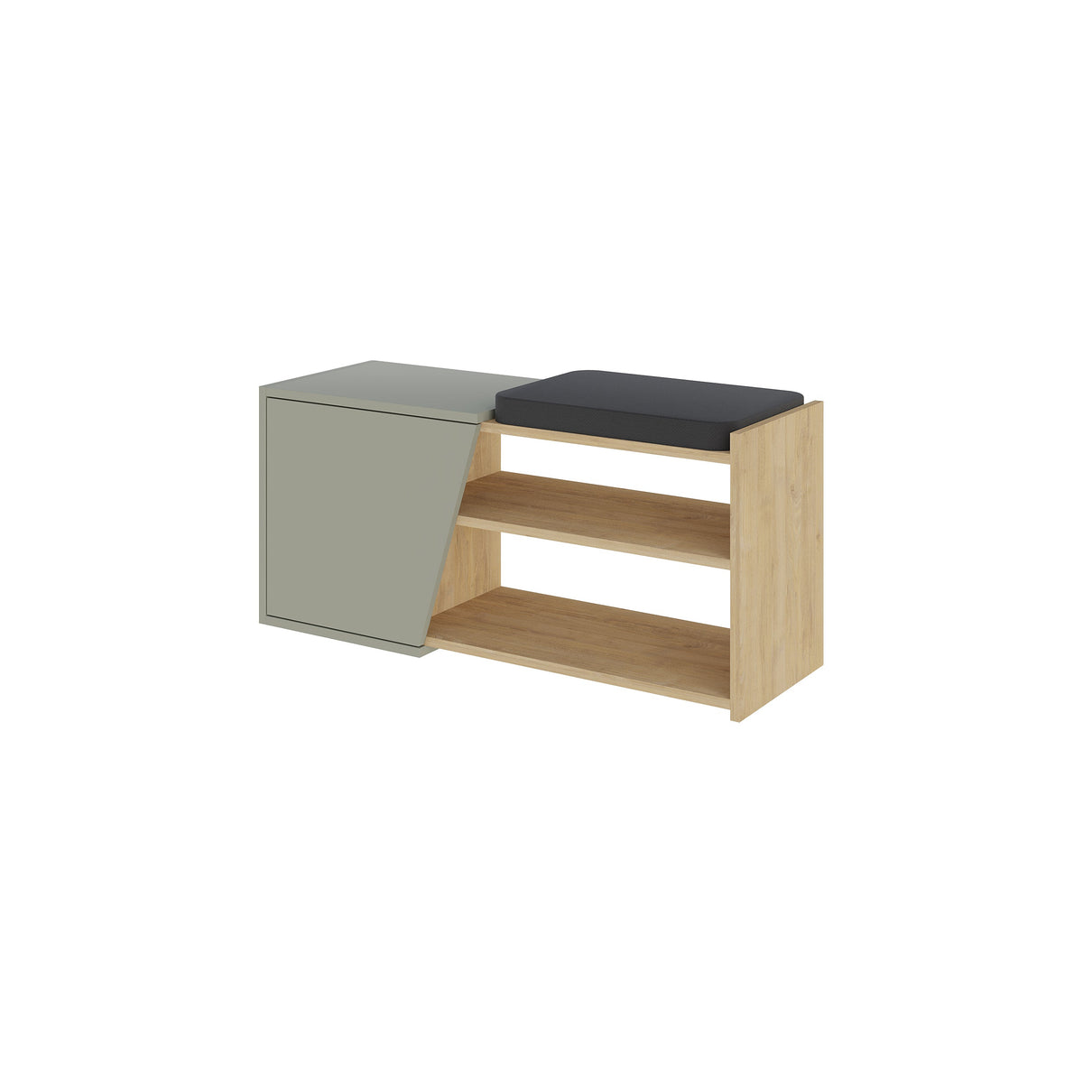 Decortieliving - Fiona Shoe Storage With Bench Width 104 cm