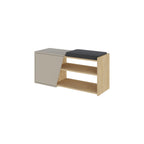 Decortieliving - Fiona Shoe Storage With Bench Width 104 cm