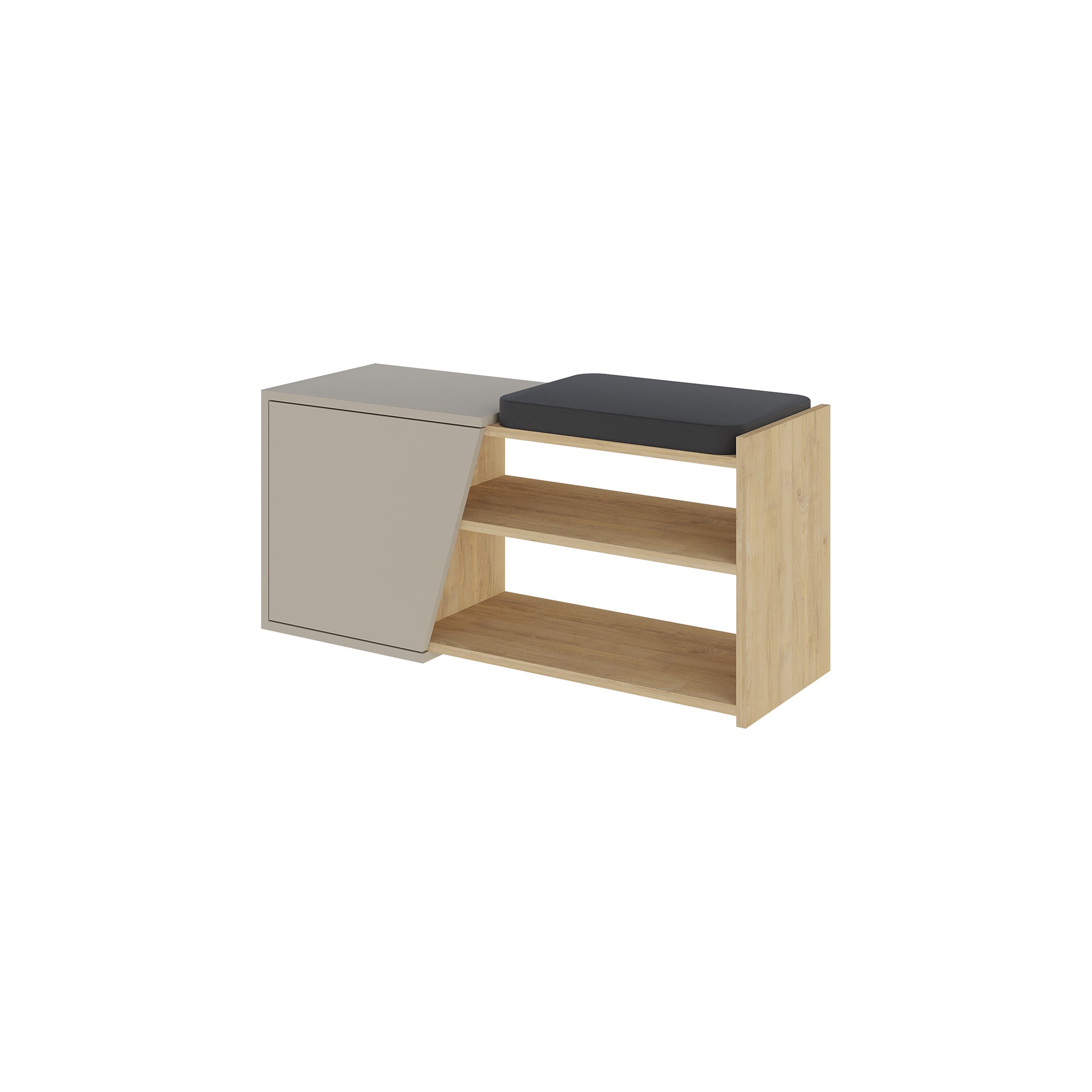 Decortieliving - Fiona Shoe Storage With Bench Width 104 cm