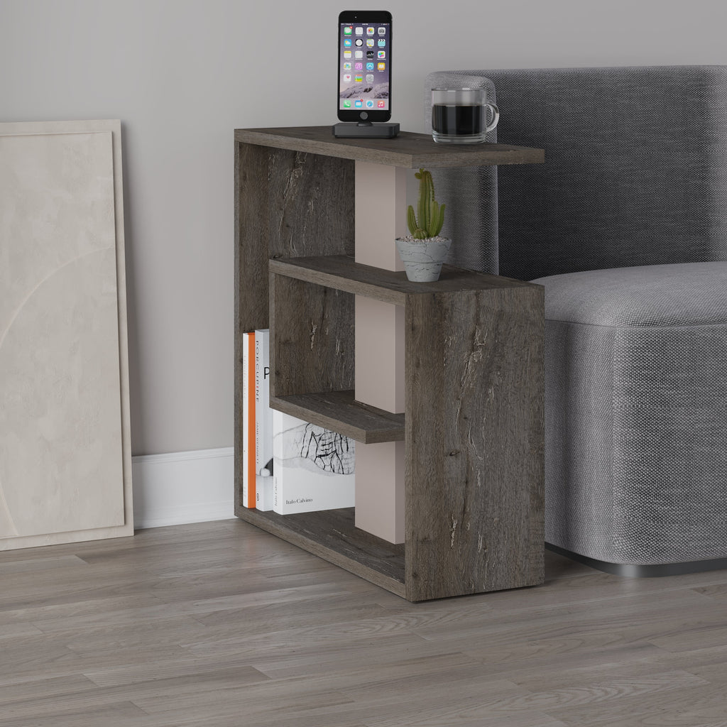 Decortieliving - Saly Modern Side End Table Multipurpose With Creativeness H 57cm 3 Tier