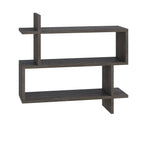 Decortieliving - Paralel Wall Mounted Modern Bookcase Display Unit Medium W 70 cm