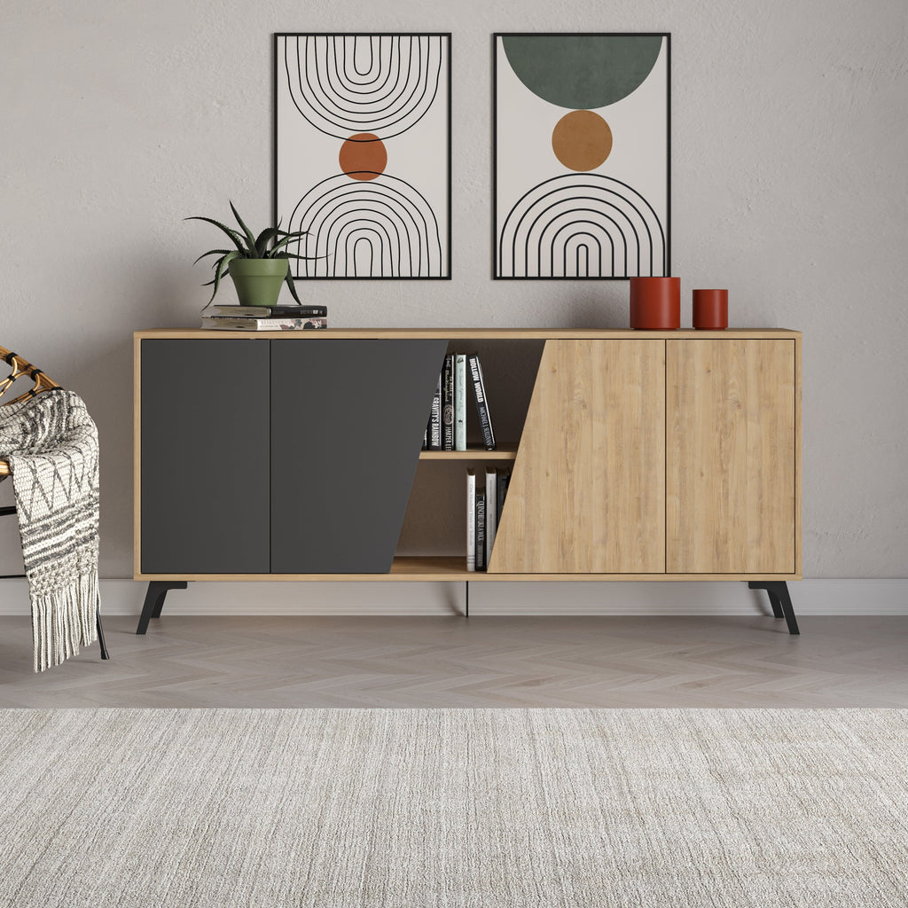 Decortieliving - Fiona Console Sideboard Display Unit 180