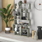 Decortieliving - Karmato Modern Bookcase Display Unit Tall 168.5cm